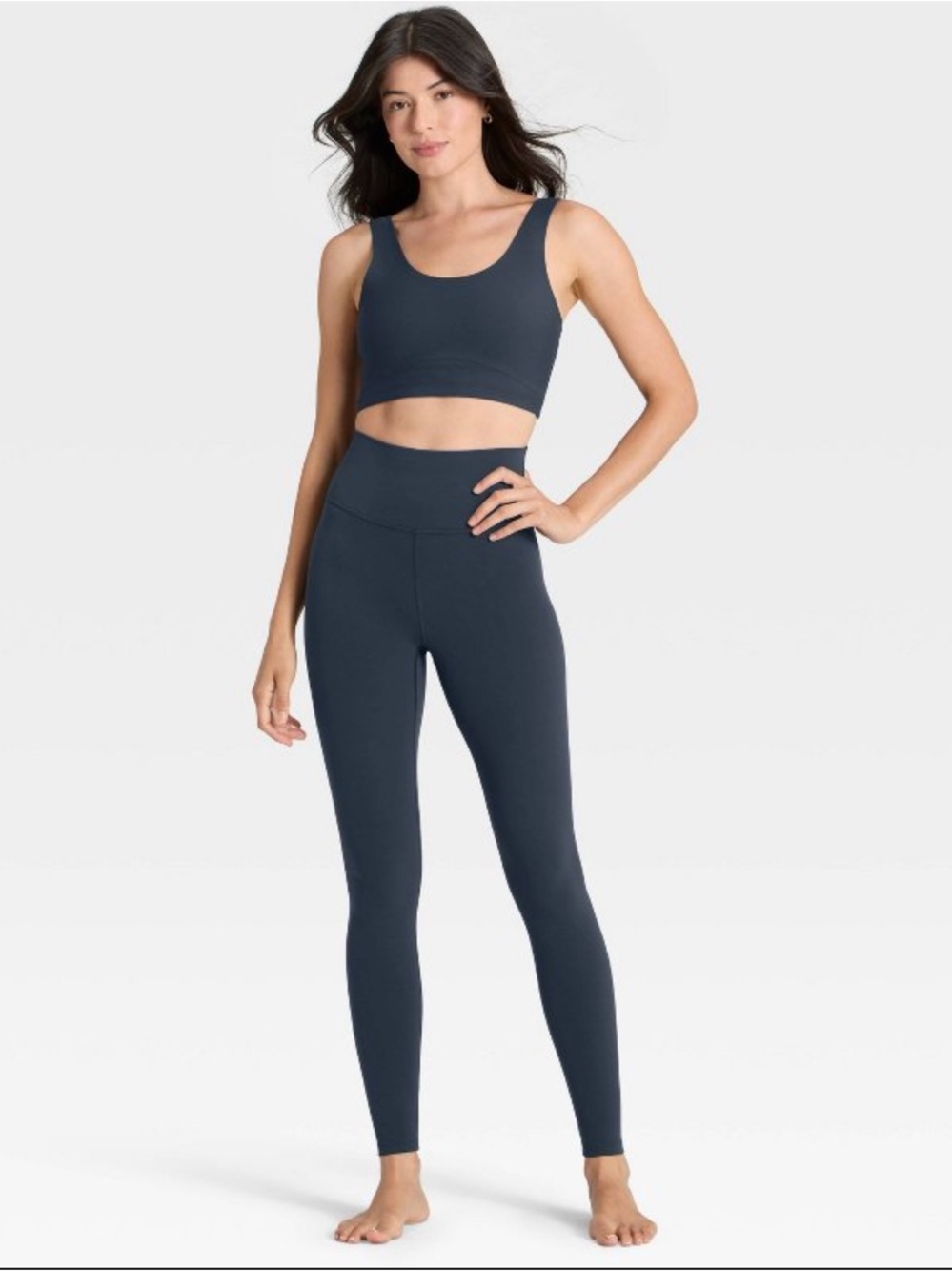 All In Motion Everyday Soft Ultra High-Rise 7/8 Leggings Teal/BlueXS